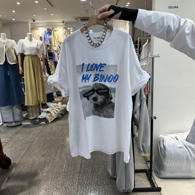 CELINA韓國直郵女裝新品時尚推薦熱賣休閑26春夏職業人氣T恤CELI_NAT恤圖色1