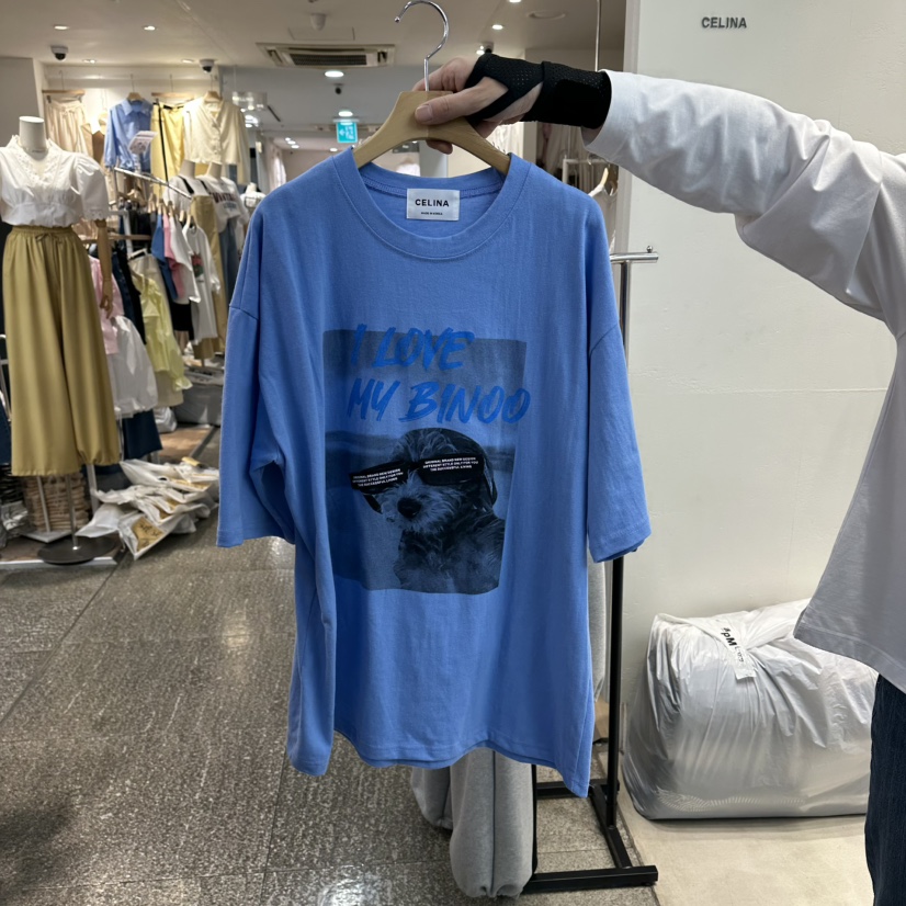 CELINA韓國直郵女裝新品時尚推薦熱賣休閑26春夏職業人氣T恤CELI_NAT恤圖色2