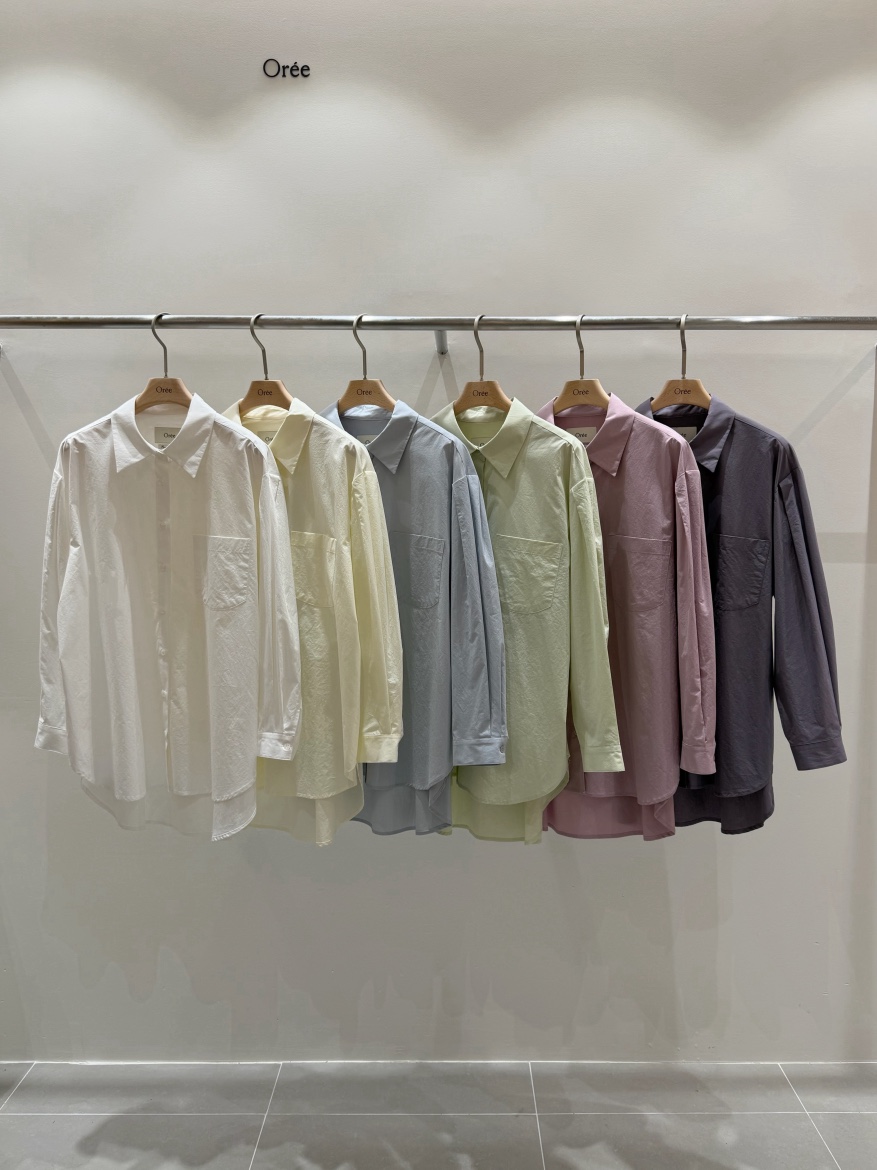 OREE韓國代購女裝新款26春夏職業休閑人氣推薦襯衫蕾絲衫OREE襯衫/蕾絲衫