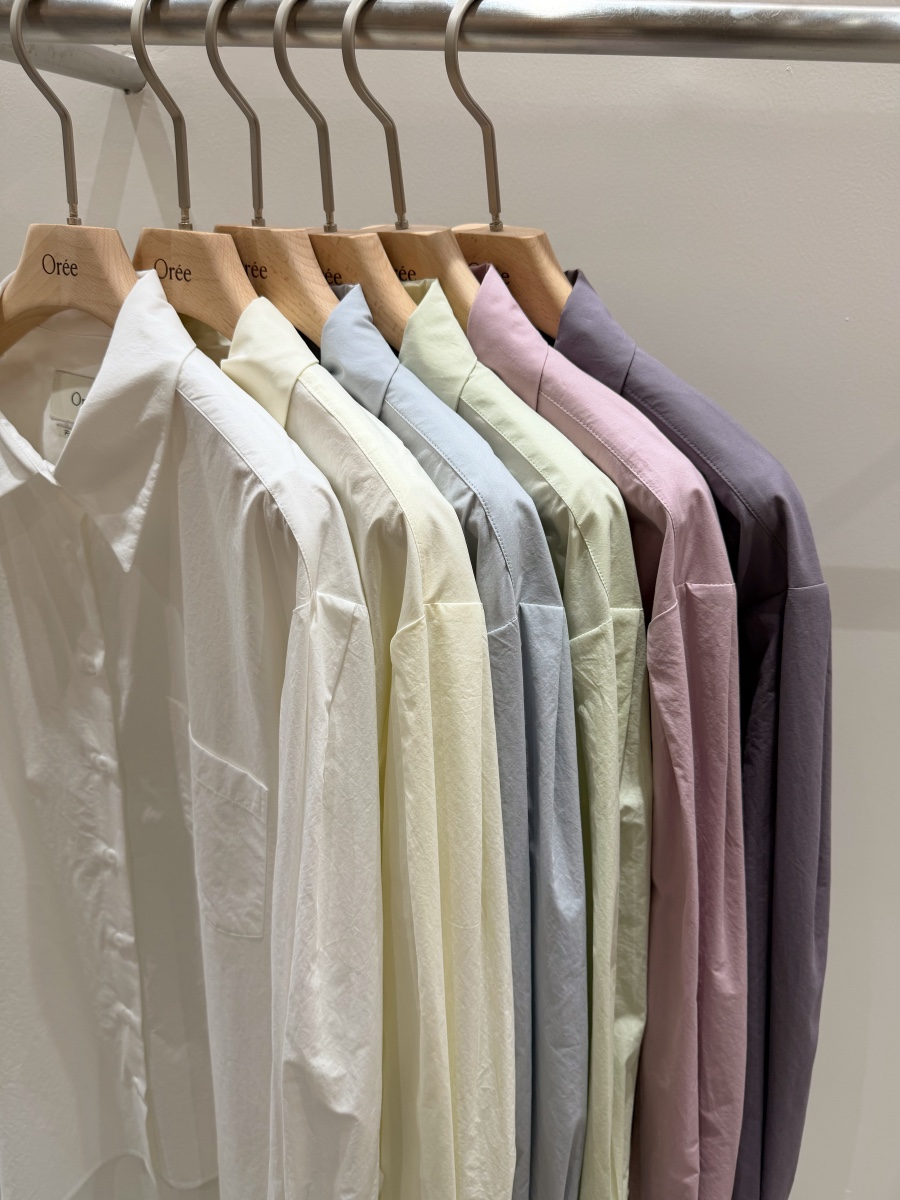 OREE韓國代購女裝新款26春夏職業休閑人氣推薦襯衫蕾絲衫OREE襯衫/蕾絲衫