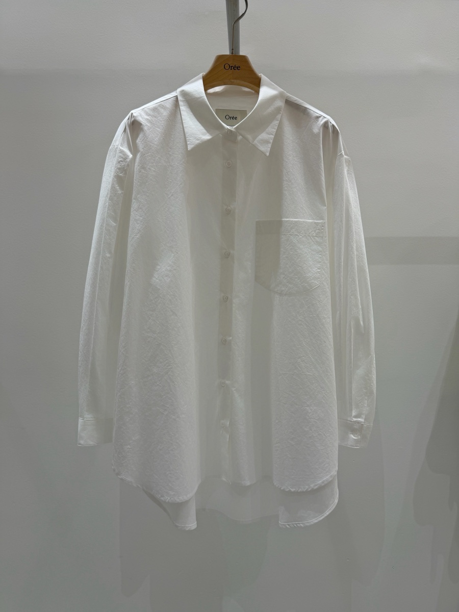 OREE韓國代購女裝新款26春夏職業休閑人氣推薦襯衫蕾絲衫OREE襯衫/蕾絲衫圖色1