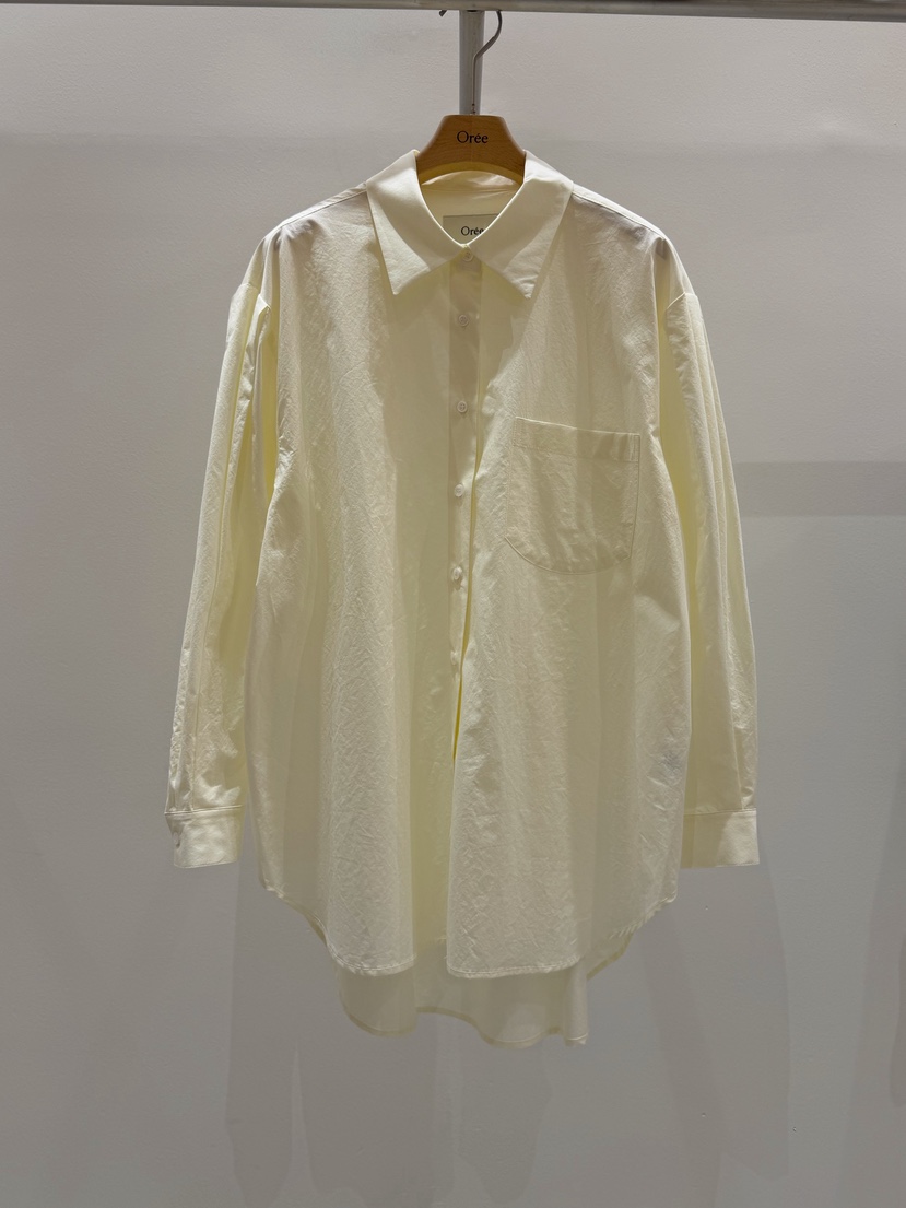 OREE韓國代購女裝新款26春夏職業休閑人氣推薦襯衫蕾絲衫OREE襯衫/蕾絲衫圖色2