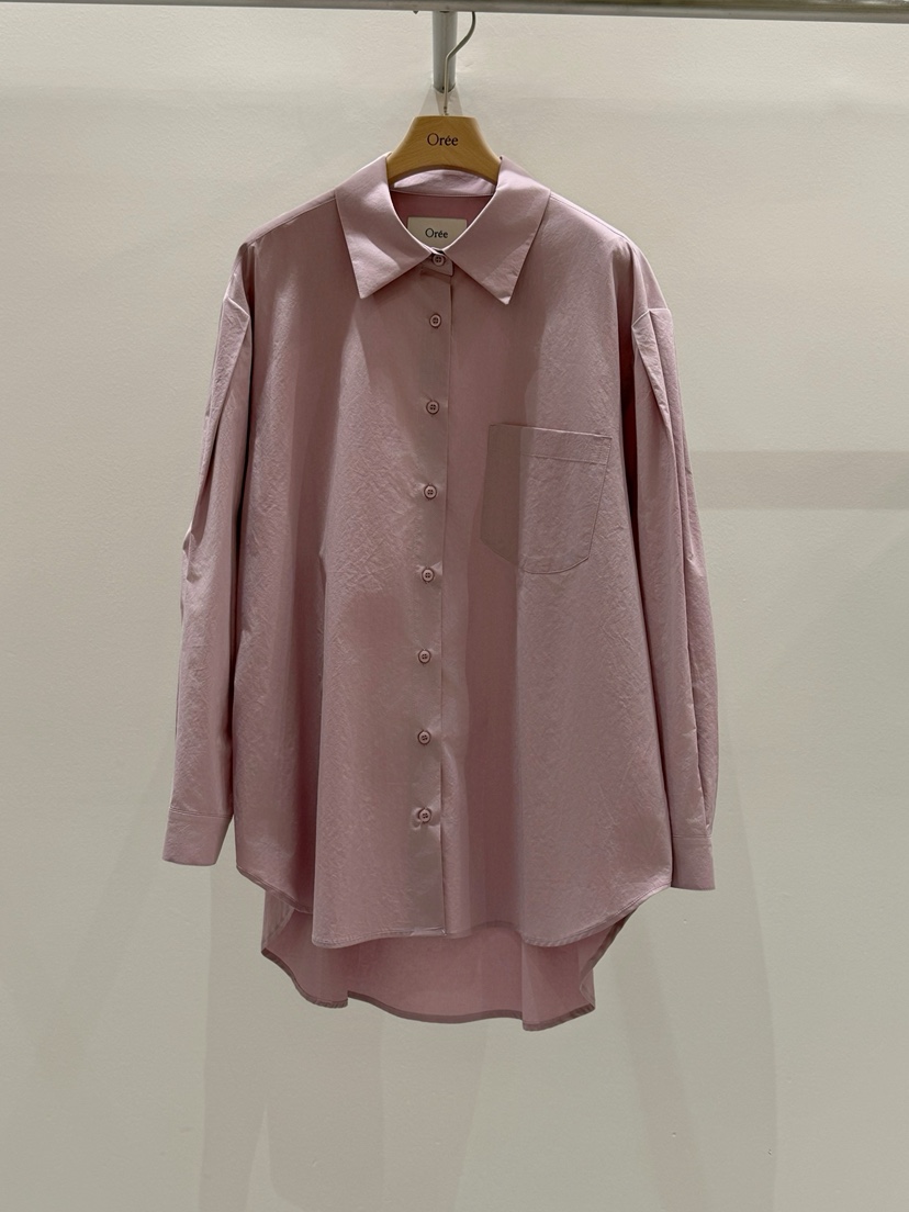 OREE韓國代購女裝新款26春夏職業休閑人氣推薦襯衫蕾絲衫OREE襯衫/蕾絲衫圖色4
