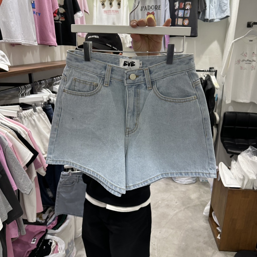 EVE韓國直郵女士新款26春夏時尚推薦人氣職業熱賣短褲口袋EVE短褲圖色1