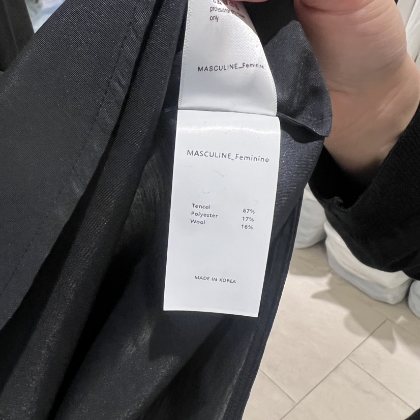 MASCULINE韓國代購女裝新款時尚職業人氣推薦襯衫蕾絲衫羊毛MASCULINE襯衫/蕾絲衫