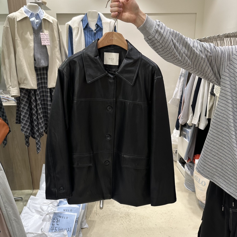 MELO韓國直郵實拍女士新款26春夏休閑人氣熱賣職業時尚夾克MELO夾克圖色1