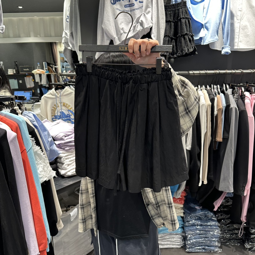 STAR-L韓國東大門代購女士新款推薦休閑熱賣職業人氣短褲STAR-L短褲圖色3黑色