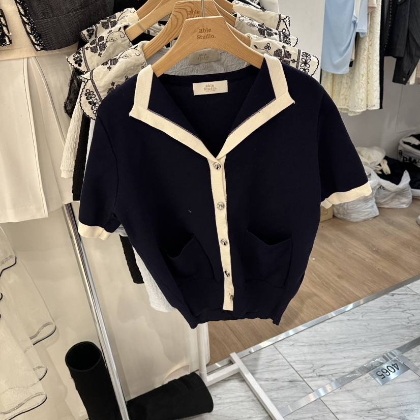ABLESTUDIO韓國代購女裝新品熱賣休閑26春夏人氣時尚針織衫ABLESTUDIO針織衫圖色3