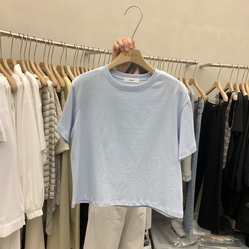 MURR韓國東大門直郵女裝新品26春夏職業推薦人氣熱賣休閑T恤MURRT恤圖色2