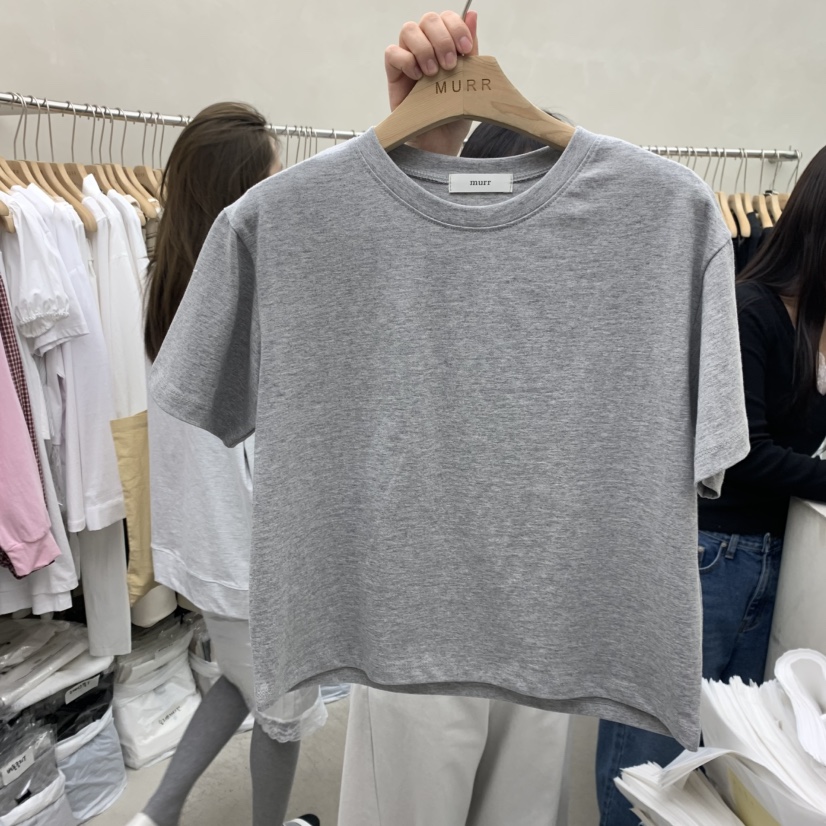MURR韓國東大門直郵女裝新品26春夏職業推薦人氣熱賣休閑T恤MURRT恤圖色3