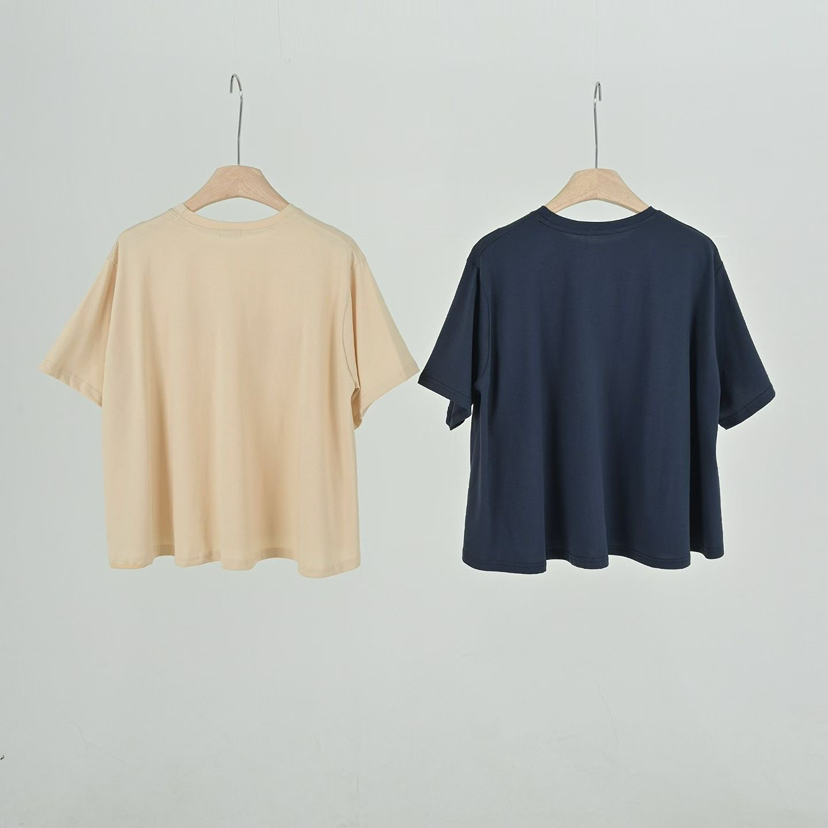 RUMBA韓國直郵實拍女裝新品休閑26春夏人氣時尚熱賣T恤刺繡RUMBAT恤