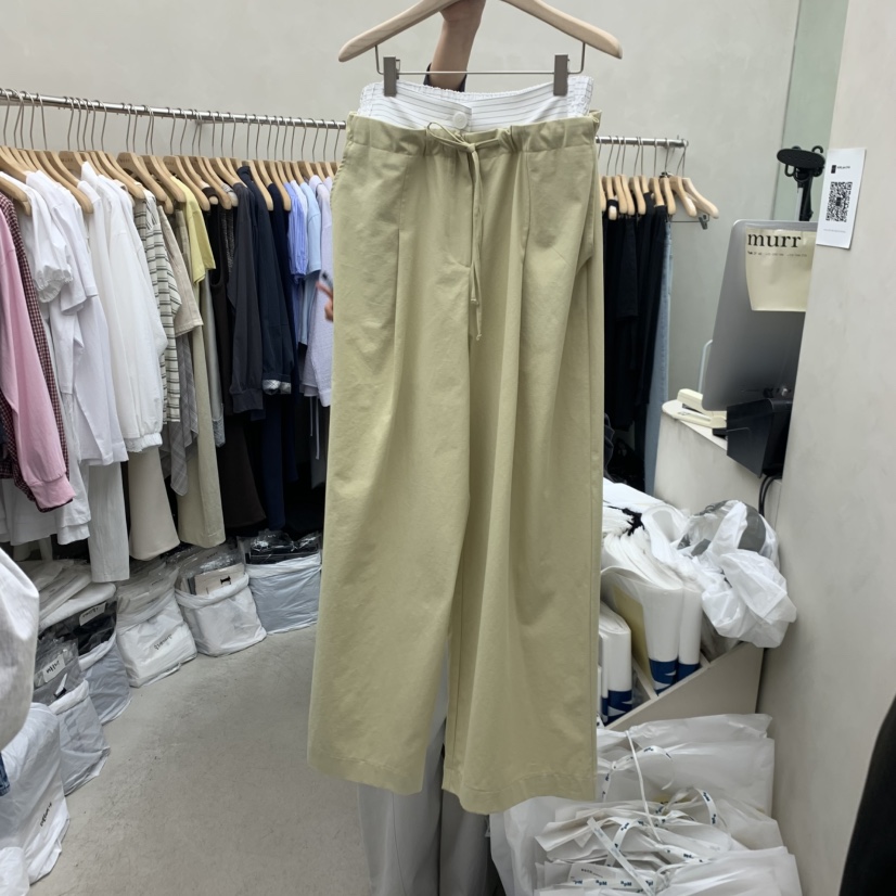 MURR韓國直郵實拍女裝新品職業人氣26春夏休閑推薦休閑褲MURR休閑褲圖色2
