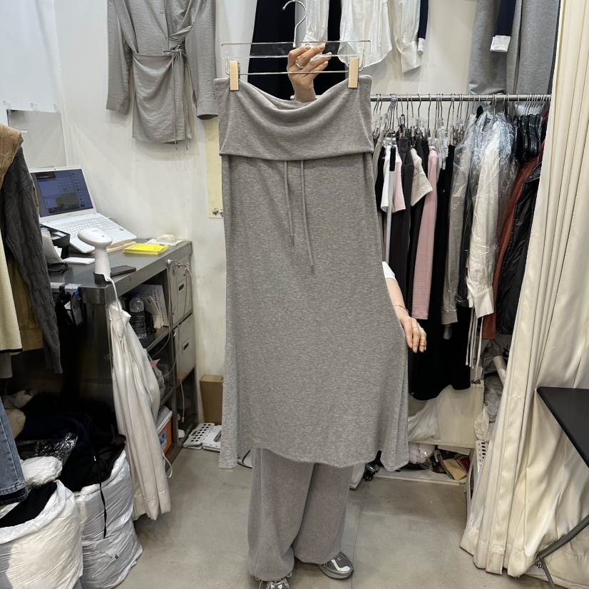 BILLION-L韓國直郵實拍女士新款推薦時尚人氣休閑職業長裙BILLION-L長裙圖色2