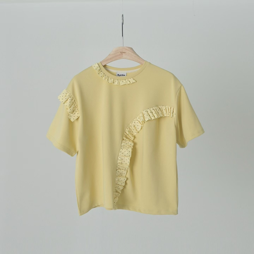 RUMBA韓國代購女士新品26春夏時尚熱賣推薦職業休閑人氣T恤RUMBAT恤圖色1