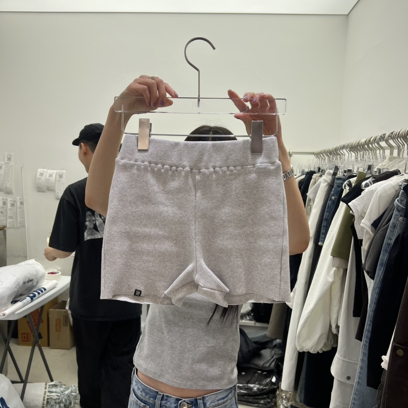 PADO韓國直郵實拍女士新品職業推薦人氣休閑時尚短褲羅紋PADO短褲圖色2