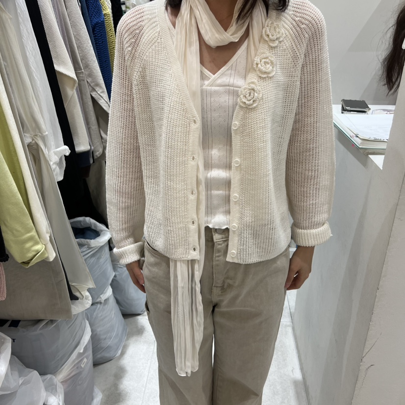 ASOME韓國直郵實拍女士新品時尚休閑熱賣26春夏針織衫不含內搭A.SOME針織衫圖色3