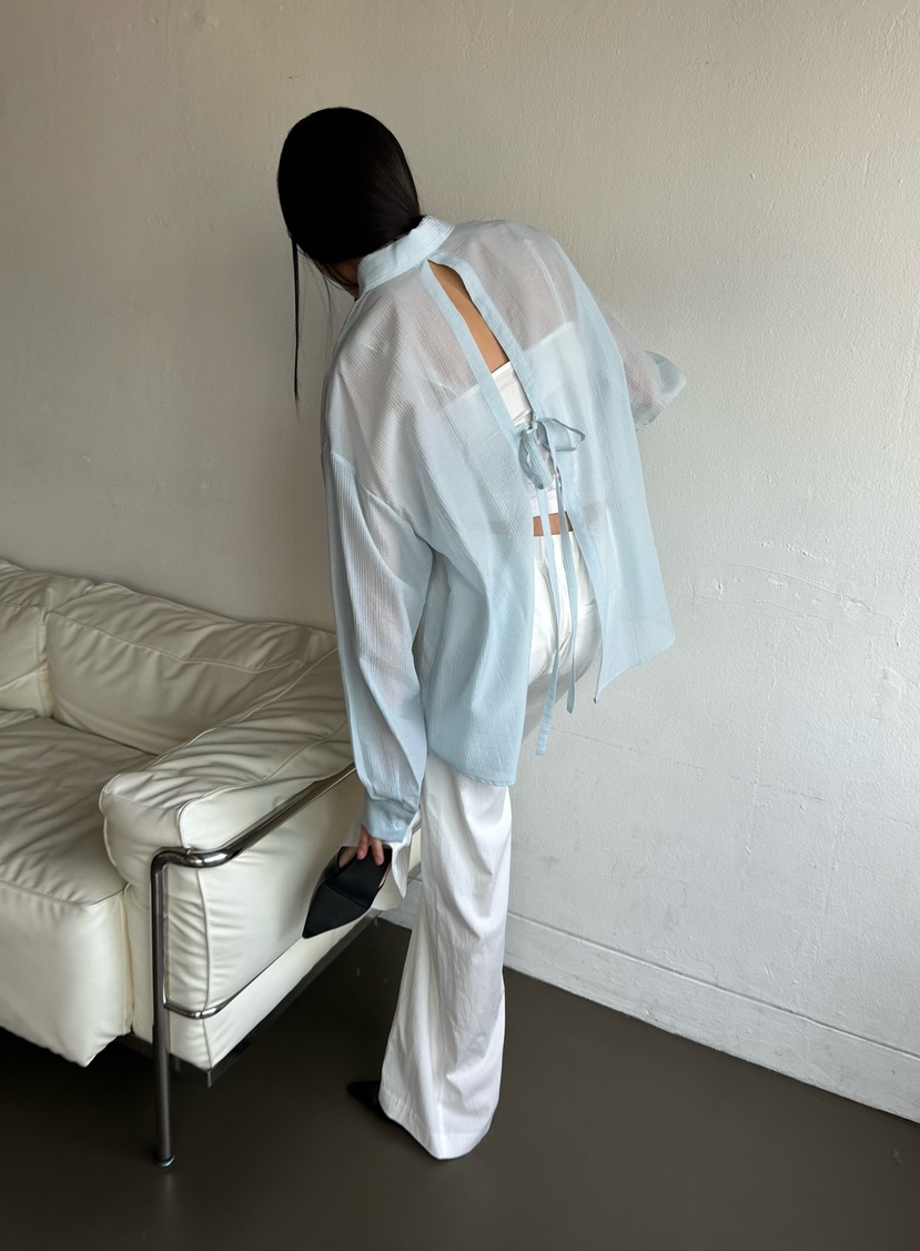 LE VASE韓國直郵實拍女裝新品職業人氣休閑推薦襯衫蕾絲衫LE VASE襯衫/蕾絲衫