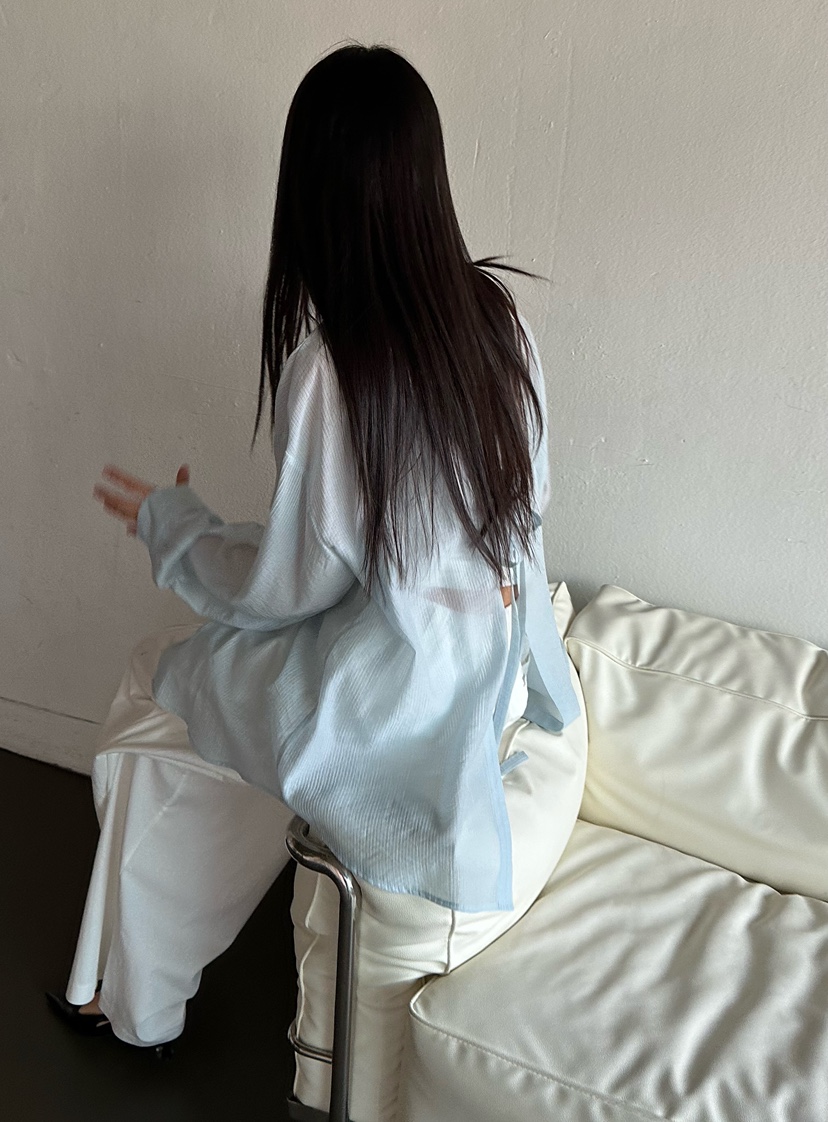 LE VASE韓國直郵實拍女裝新品職業人氣休閑推薦襯衫蕾絲衫LE VASE襯衫/蕾絲衫