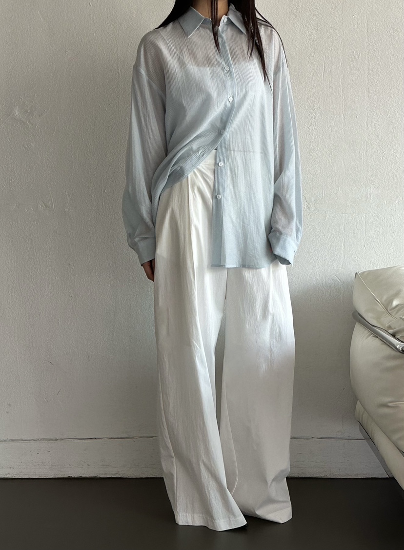 LE VASE韓國直郵實拍女裝新品職業人氣休閑推薦襯衫蕾絲衫LE VASE襯衫/蕾絲衫