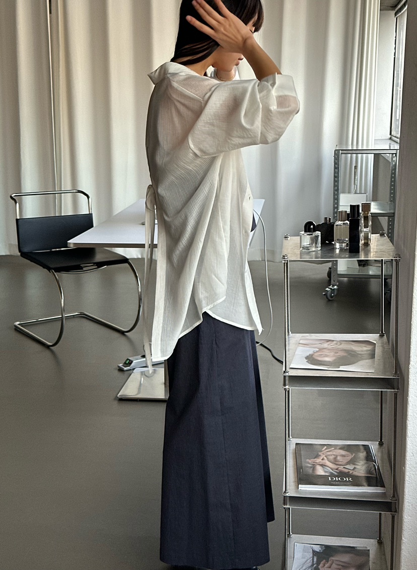 LE VASE韓國直郵實拍女裝新品職業人氣休閑推薦襯衫蕾絲衫LE VASE襯衫/蕾絲衫