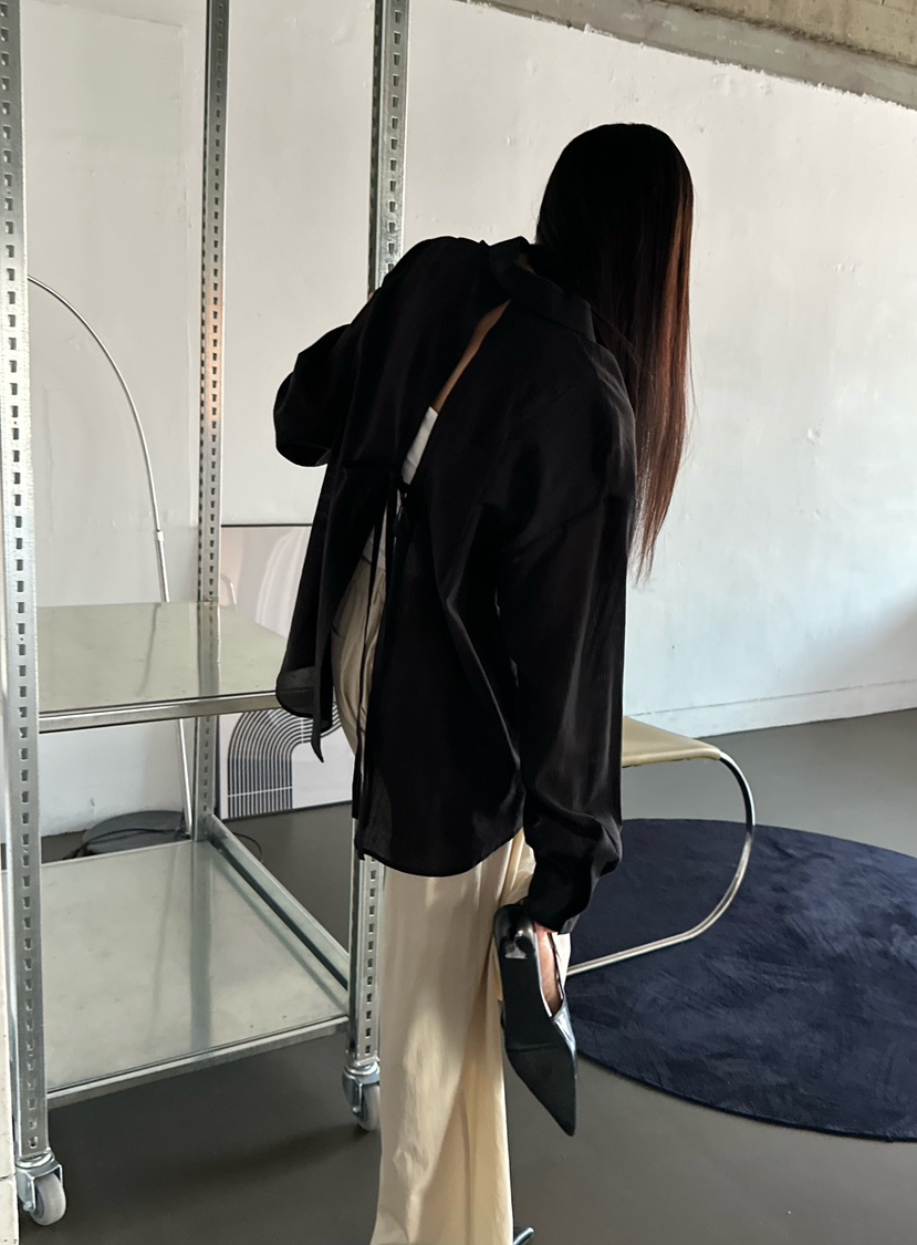 LE VASE韓國直郵實拍女裝新品職業人氣休閑推薦襯衫蕾絲衫LE VASE襯衫/蕾絲衫