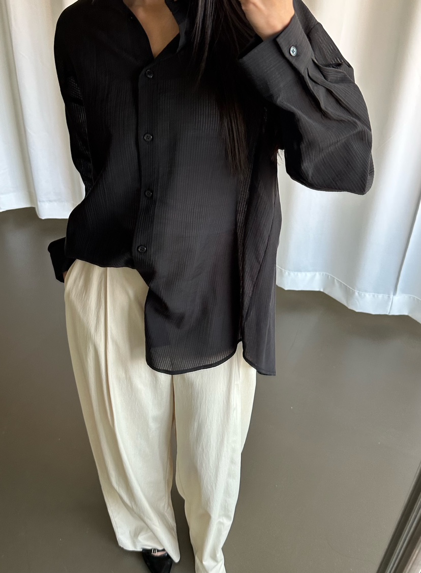 LE VASE韓國直郵實拍女裝新品職業人氣休閑推薦襯衫蕾絲衫LE VASE襯衫/蕾絲衫