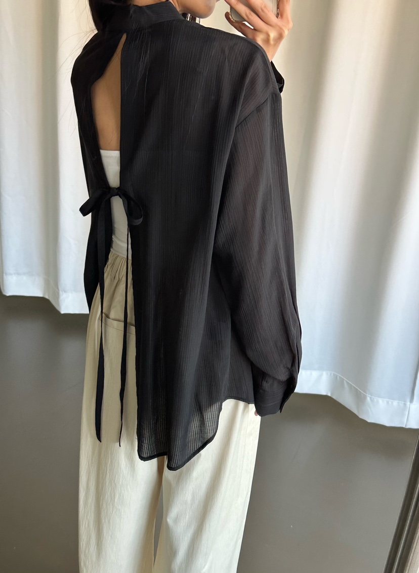 LE VASE韓國直郵實拍女裝新品職業人氣休閑推薦襯衫蕾絲衫LE VASE襯衫/蕾絲衫