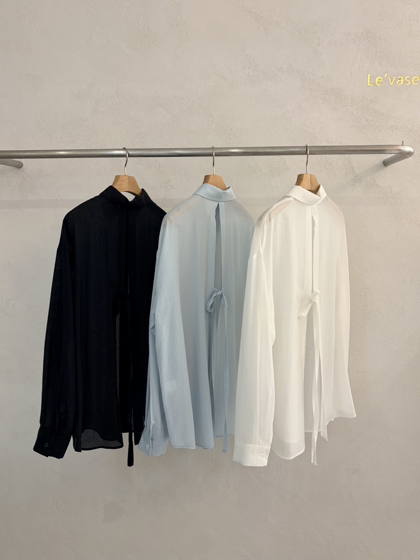 LE VASE韓國直郵實拍女裝新品職業人氣休閑推薦襯衫蕾絲衫LE VASE襯衫/蕾絲衫