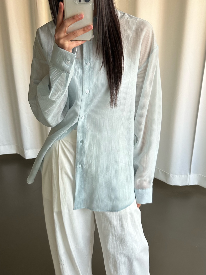 LE VASE韓國直郵實拍女裝新品職業人氣休閑推薦襯衫蕾絲衫LE VASE襯衫/蕾絲衫圖色1