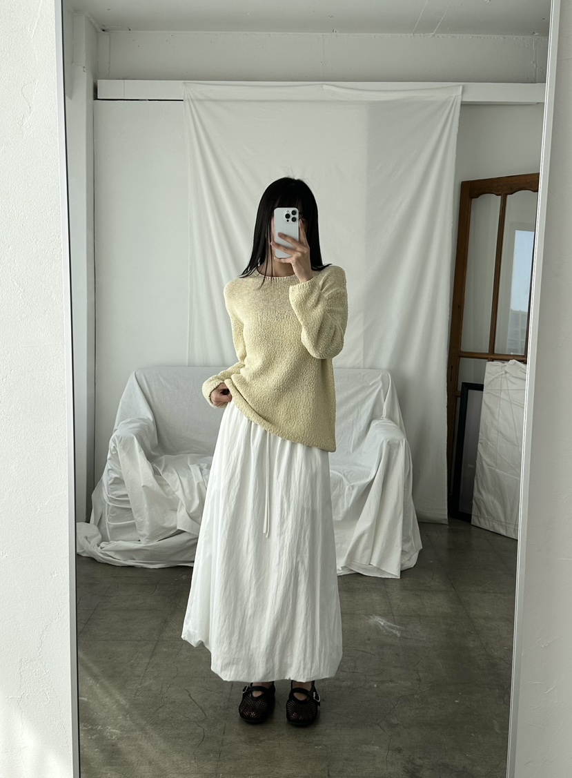 LE VASE韓國代購女士新款職業人氣熱賣26春夏時尚推薦長裙LE VASE長裙