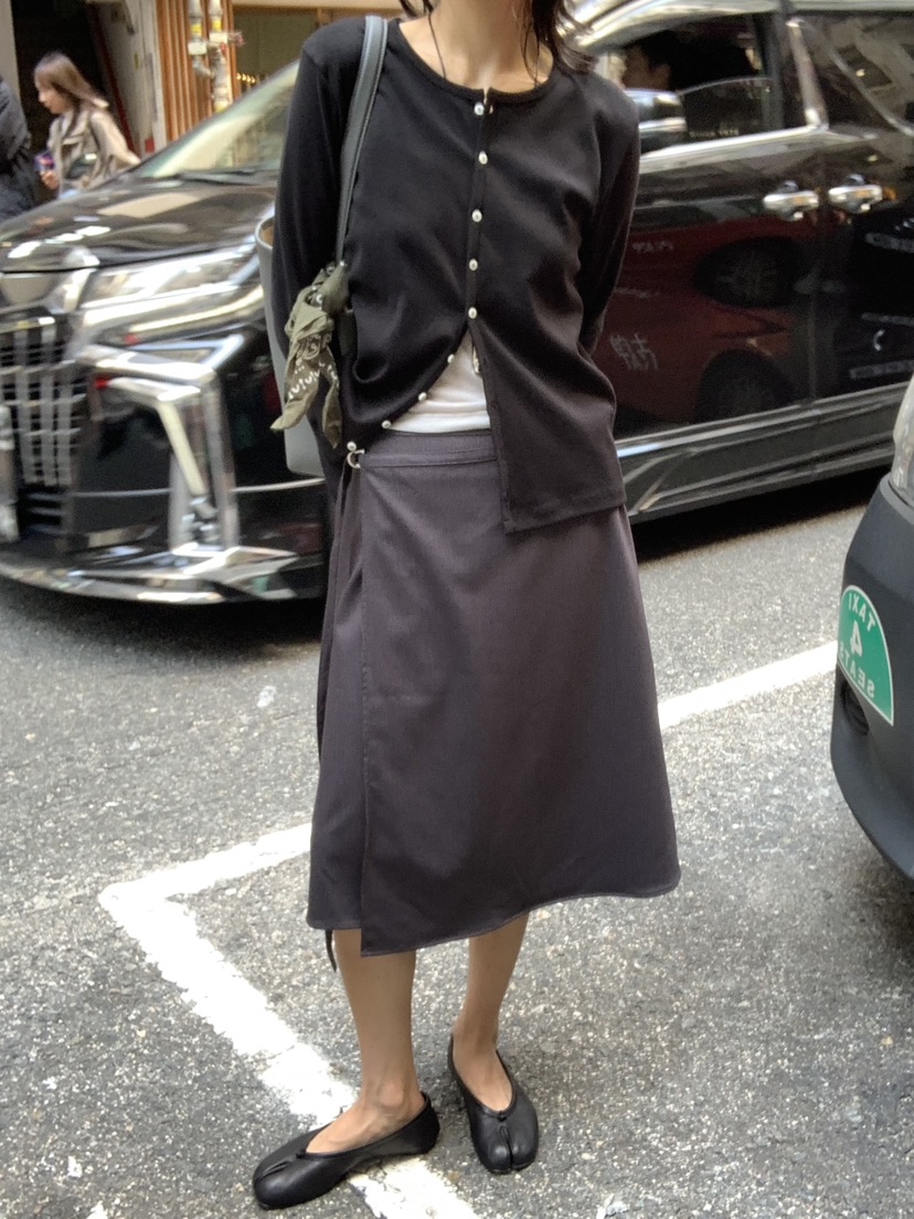 ROMANTICIZE韓國代購女裝新品推薦半身裙中短裙裹身裙條紋ROMANTICIZE半身裙/中短裙