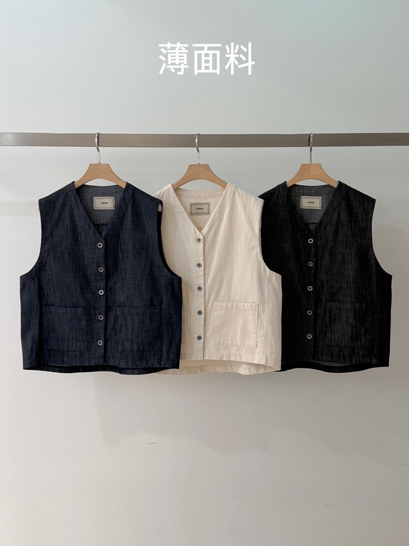 PEPPER-L韓國東大門代購女裝新品休閑熱賣人氣推薦時尚馬甲PEPPER馬甲