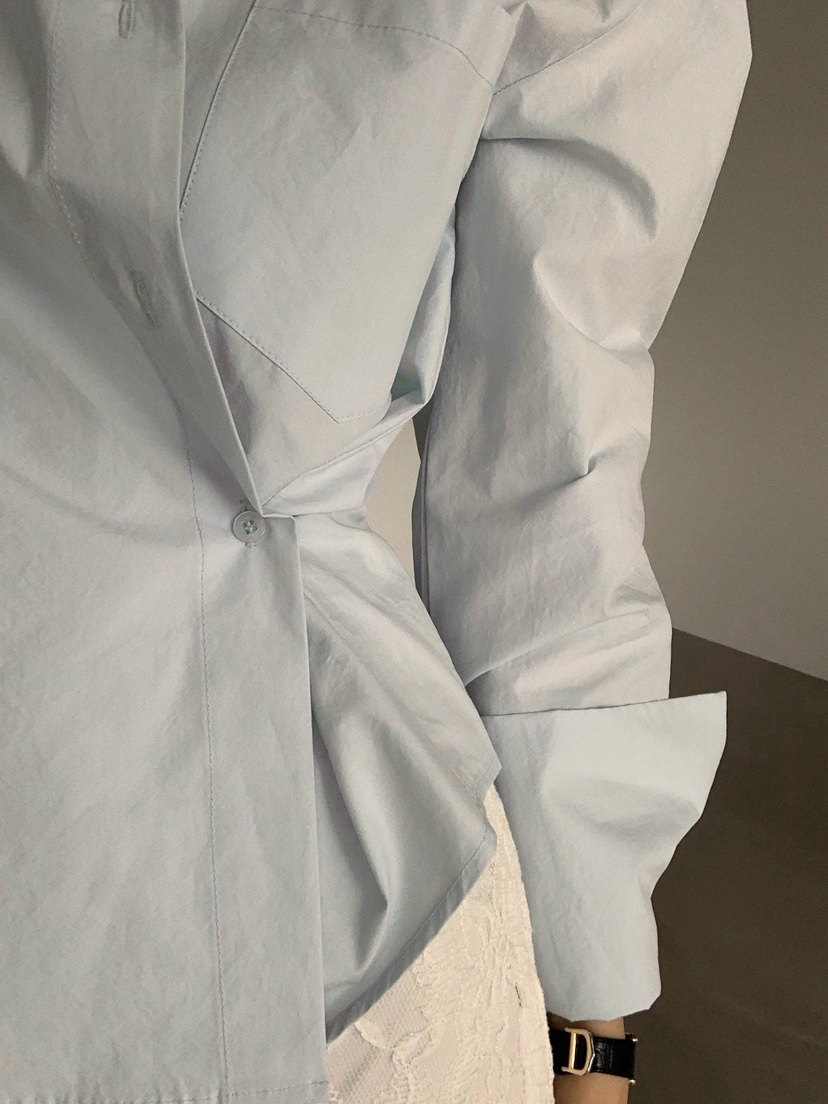 VERANDA韓國代購女士新品時尚推薦人氣職業熱賣襯衫蕾絲衫VERANDA襯衫/蕾絲衫