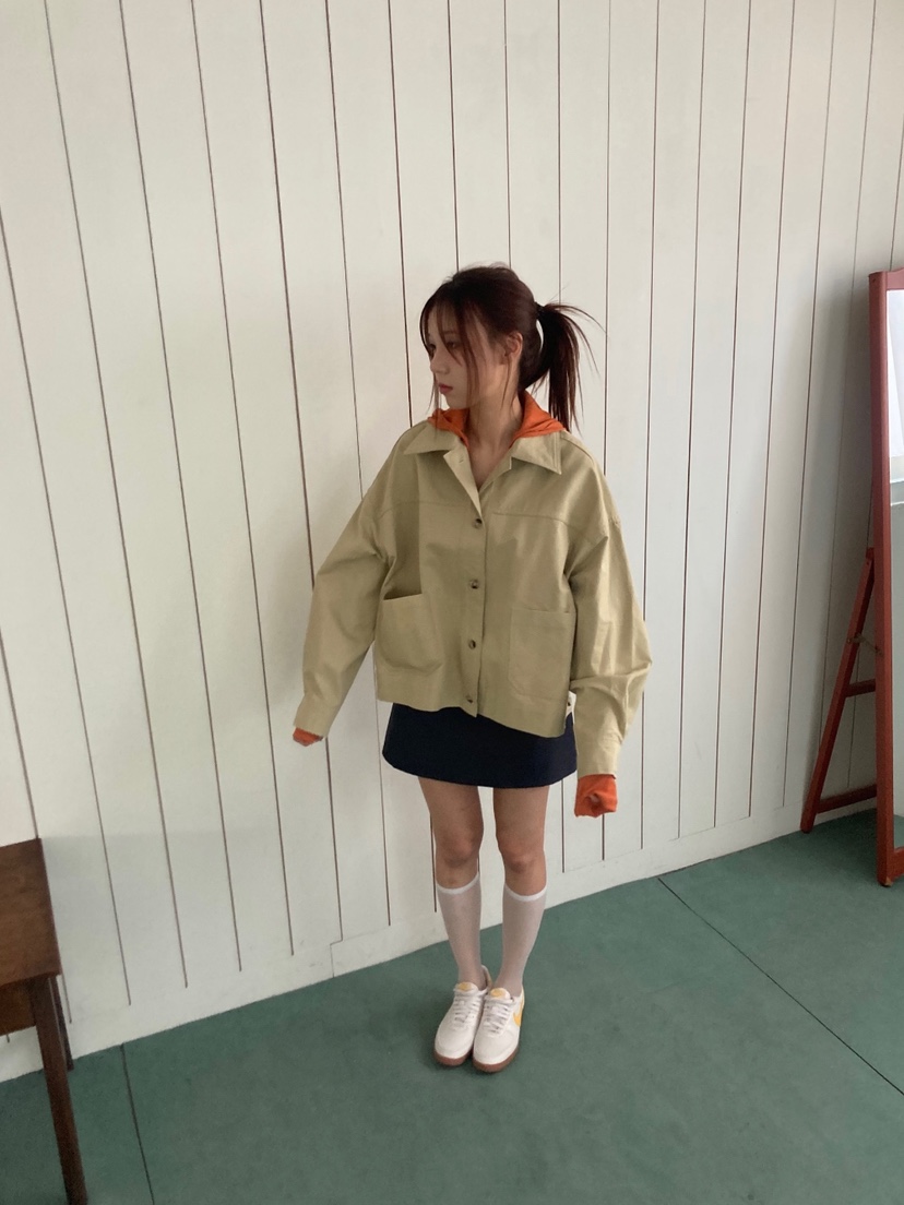 SO BAE韓國東大門直郵女裝新品職業推薦休閑夾克含腰帶棉布SO BAE夾克