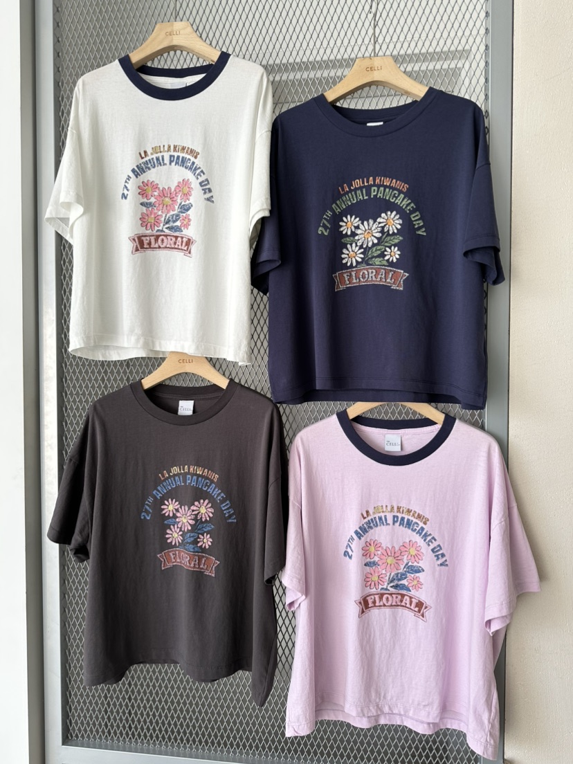 CELLI韓國東大門直郵女裝新款熱賣人氣職業時尚推薦T恤花朵CELLIT恤