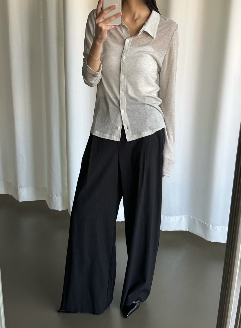 LE VASE韓國東大門直郵女裝新款職業熱賣休閑時尚休閑褲LE VASE休閑褲圖色3