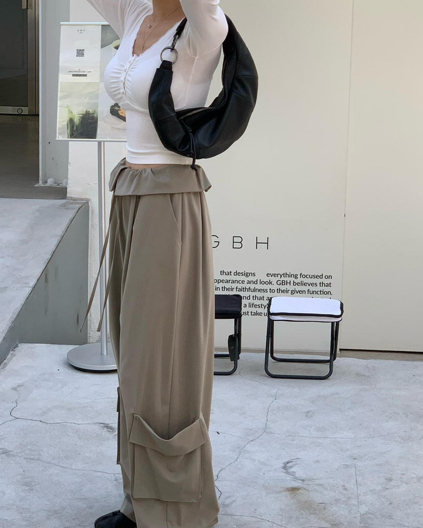 REVE CITE-L韓國直郵女士新品26春夏推薦人氣休閑褲工裝褲REVE CITE-L休閑褲