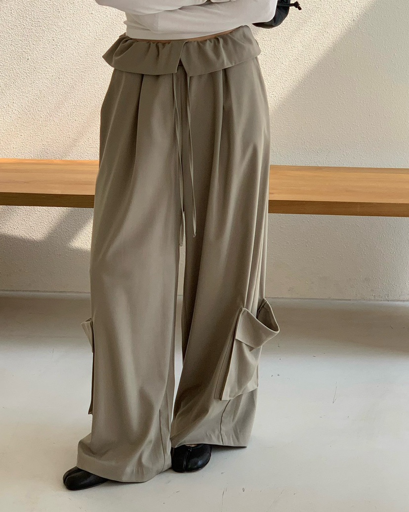 REVE CITE-L韓國直郵女士新品26春夏推薦人氣休閑褲工裝褲REVE CITE-L休閑褲