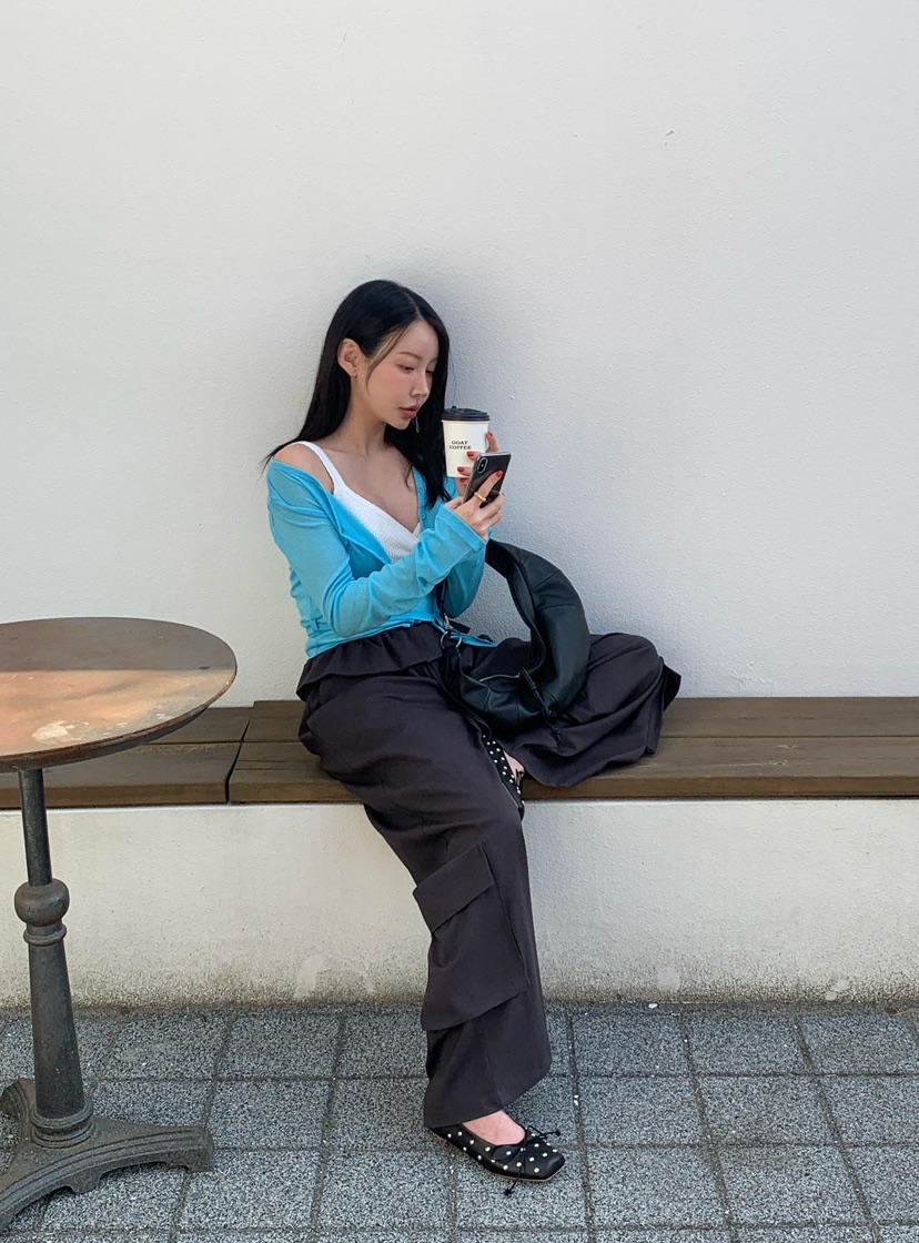 REVE CITE-L韓國直郵女士新品26春夏推薦人氣休閑褲工裝褲REVE CITE-L休閑褲