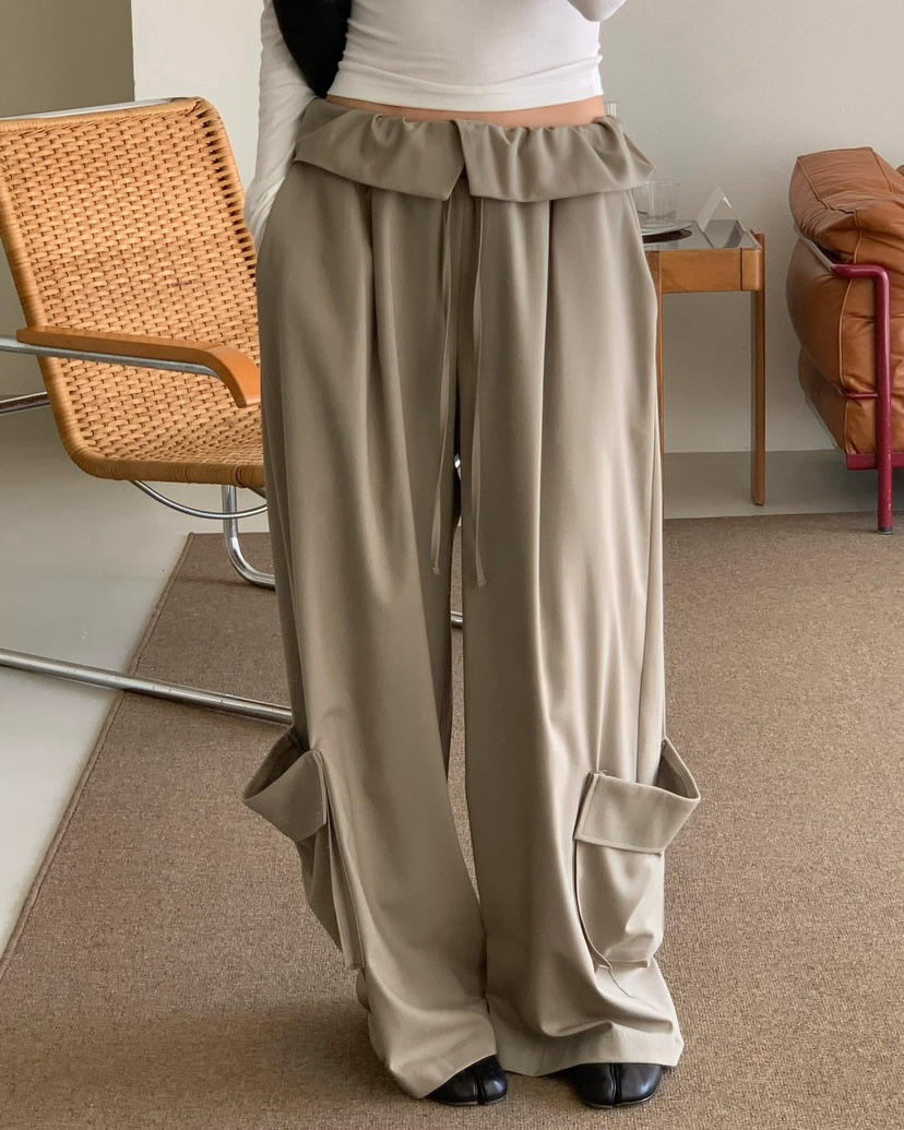 REVE CITE-L韓國直郵女士新品26春夏推薦人氣休閑褲工裝褲REVE CITE-L休閑褲圖色1