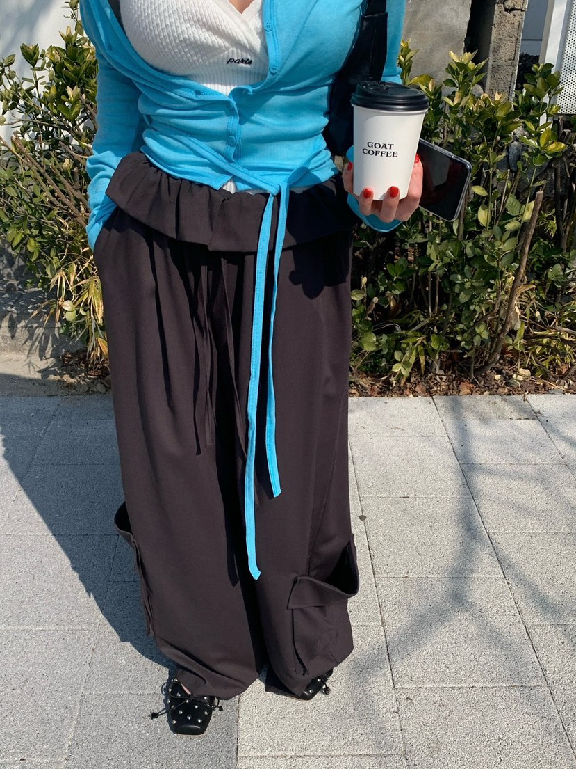 REVE CITE-L韓國直郵女士新品26春夏推薦人氣休閑褲工裝褲REVE CITE-L休閑褲圖色2