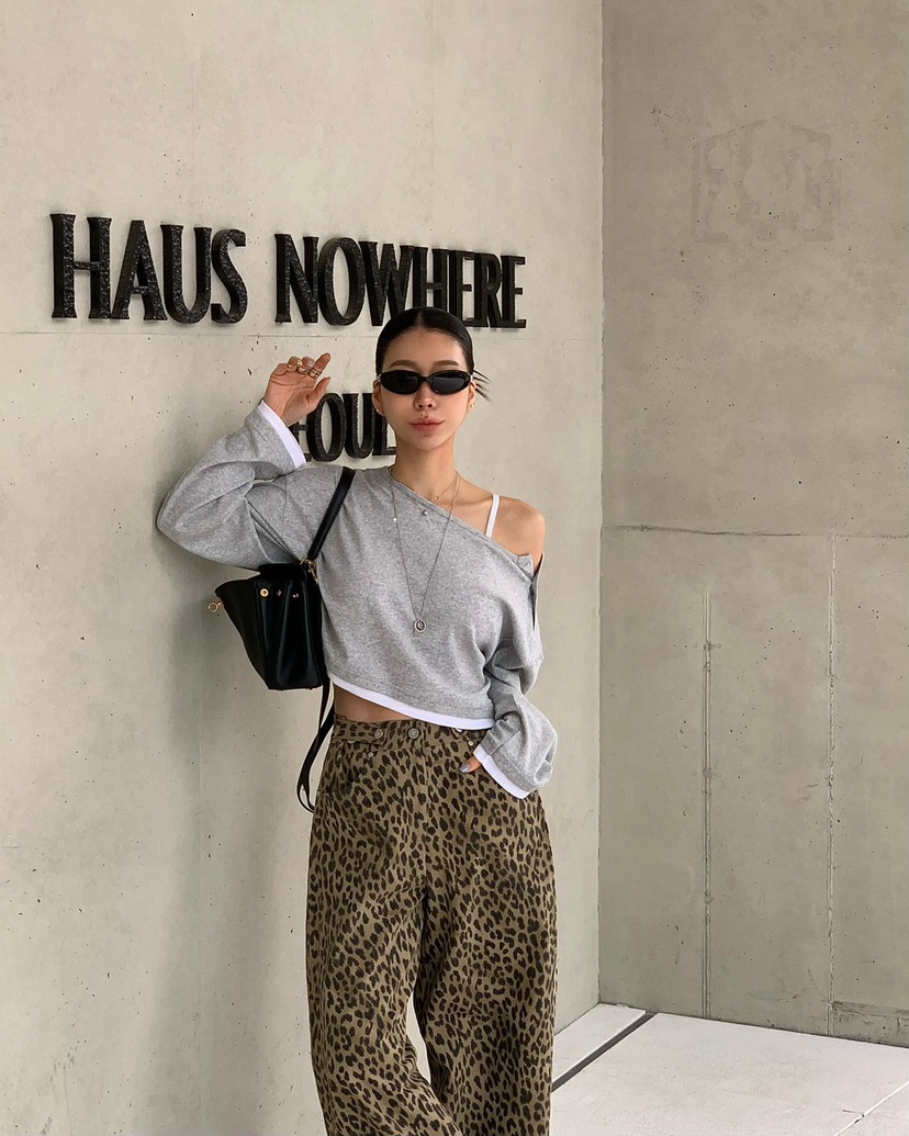 REVE CITE-L韓國東大門直郵女裝新款休閑長袖T恤可拆卸REVE CITE-L長袖T恤