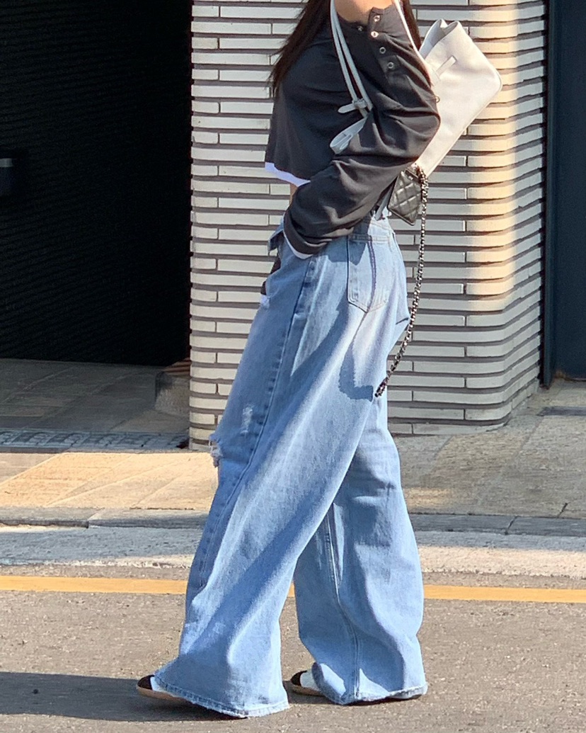 REVE CITE-L韓國東大門直郵女裝新款休閑長袖T恤可拆卸REVE CITE-L長袖T恤