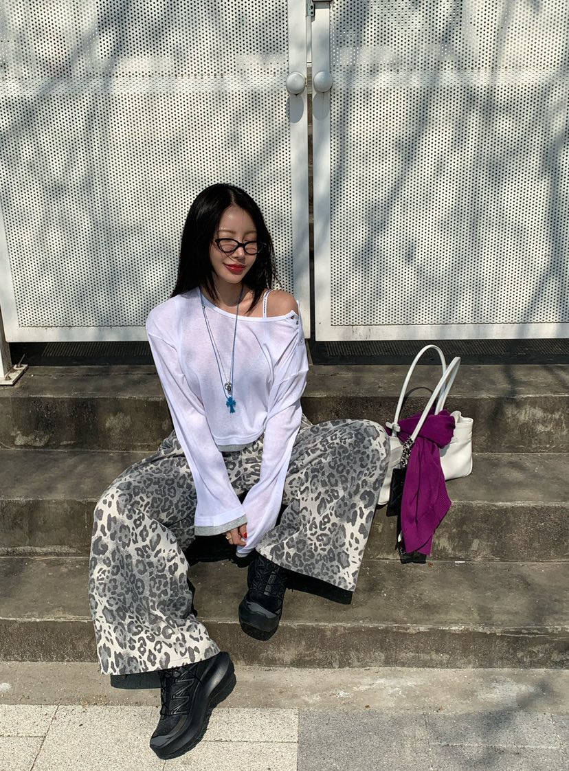 REVE CITE-L韓國東大門直郵女裝新款休閑長袖T恤可拆卸REVE CITE-L長袖T恤