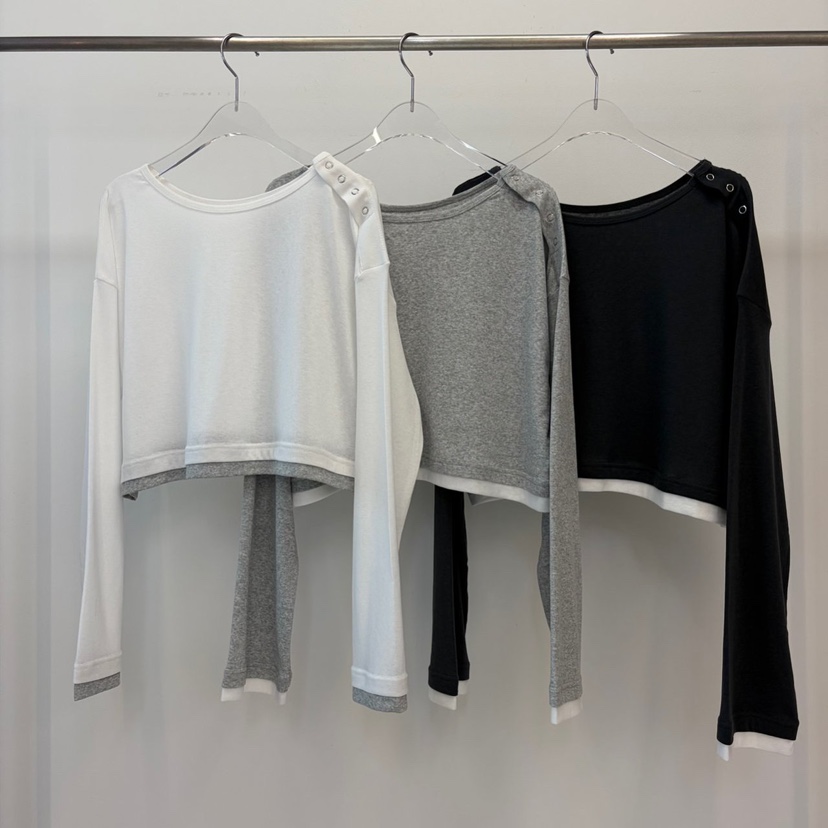 REVE CITE-L韓國東大門直郵女裝新款休閑長袖T恤可拆卸REVE CITE-L長袖T恤