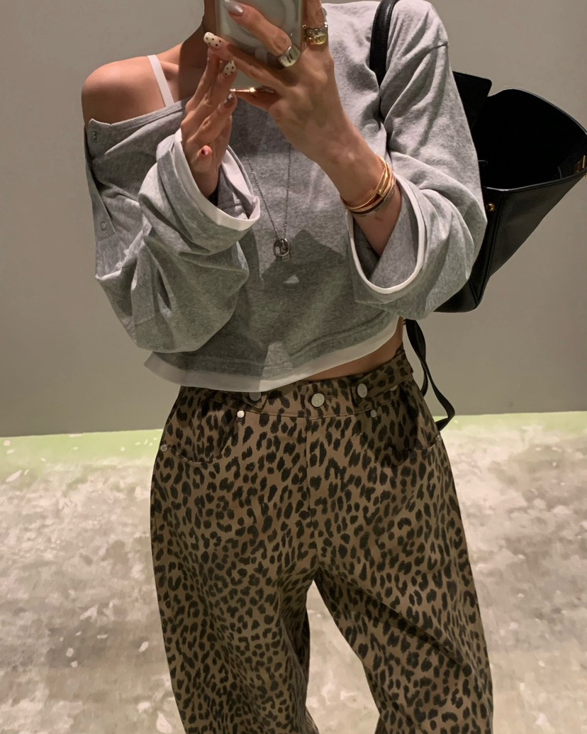 REVE CITE-L韓國東大門直郵女裝新款休閑長袖T恤可拆卸REVE CITE-L長袖T恤圖色2