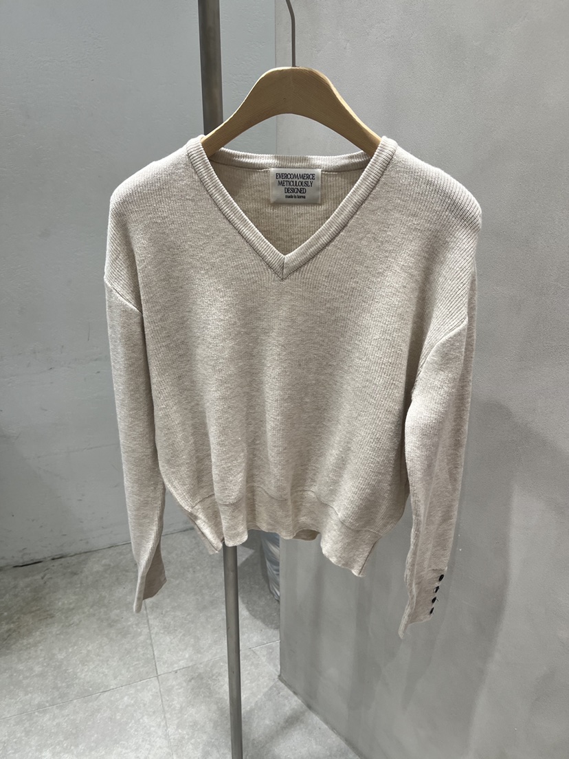 EVERCOMMERCE METICULOUSLY DESIGNED韓國代購女士新品職業針織衫EVERCOMMERCE METICULOUSLY DESIGNED針織衫圖色2