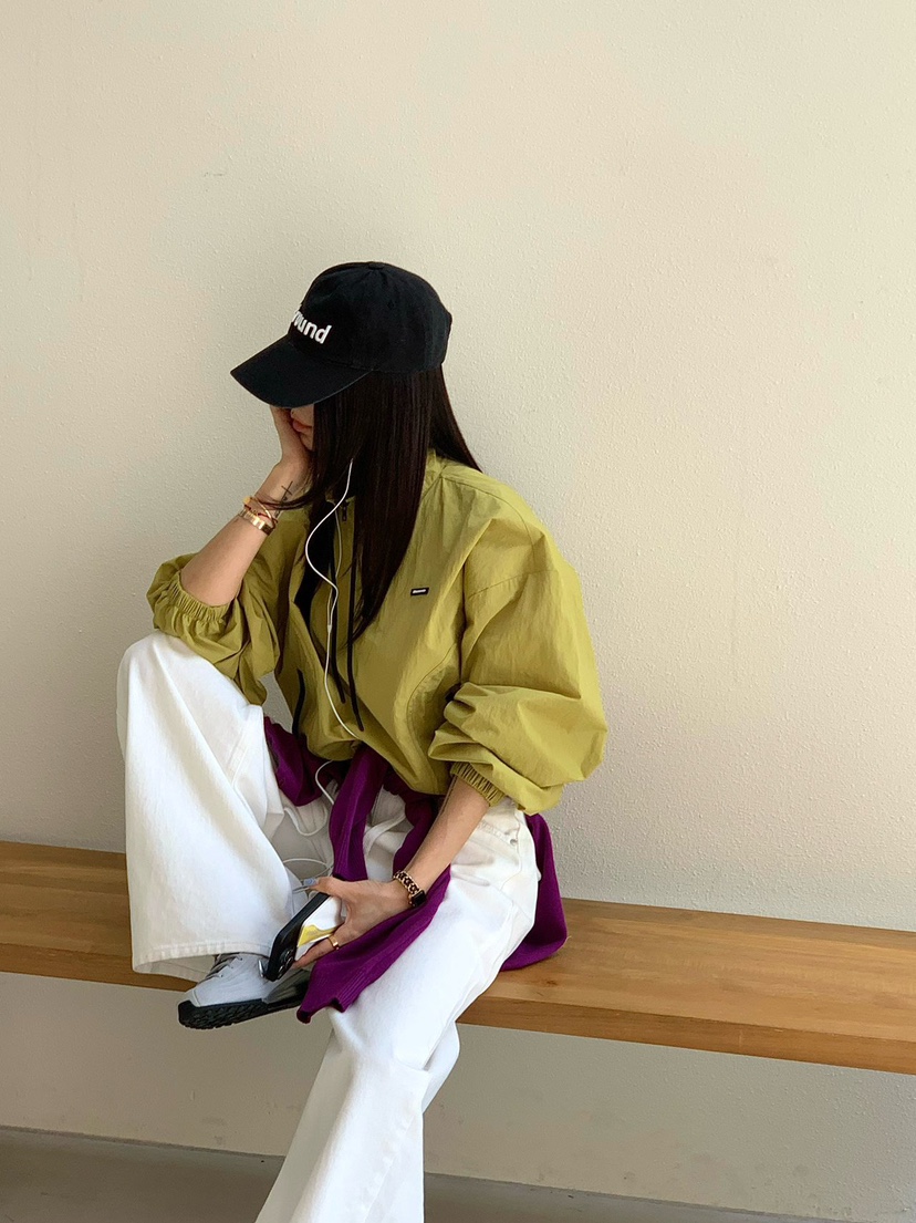 REVE CITE-L韓國直郵女裝新品熱賣人氣26春夏衛衣連帽衫拉鏈REVE CITE-L衛衣