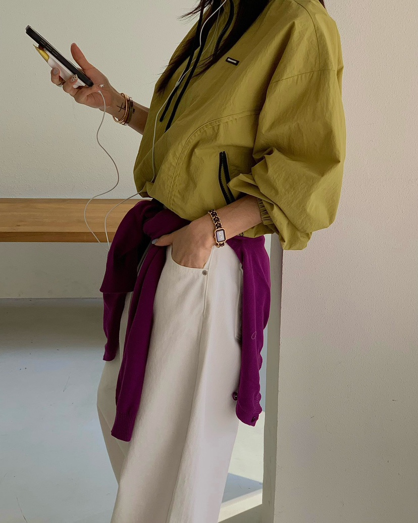 REVE CITE-L韓國直郵女裝新品熱賣人氣26春夏衛衣連帽衫拉鏈REVE CITE-L衛衣