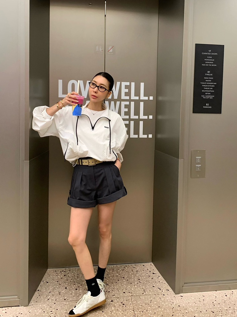 REVE CITE-L韓國東大門直郵女士新品時尚推薦短褲不含腰帶REVE CITE-L短褲